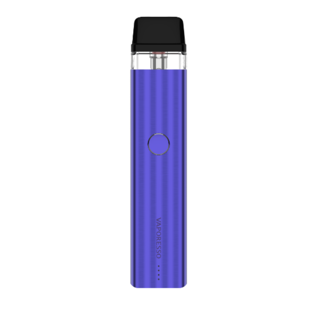 VAPORESSO XROS 2 vape device in blue. Stylish and compact vaping device.