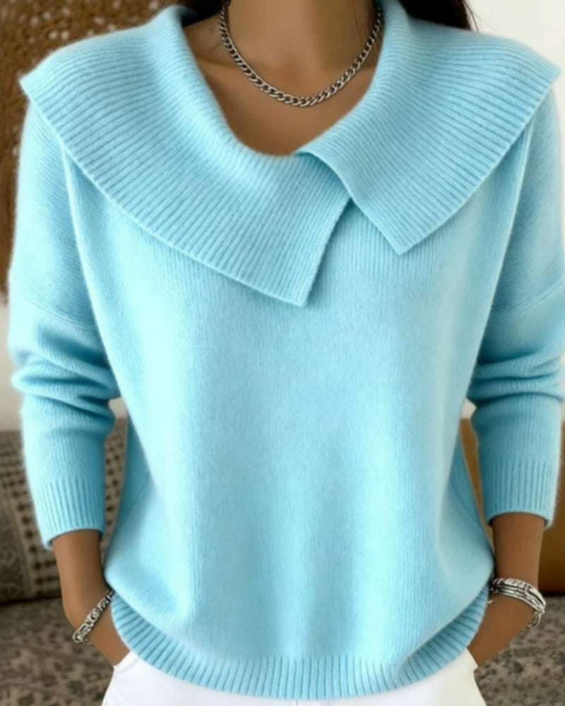 Effortless Comfort Ribbed Knit Sweater