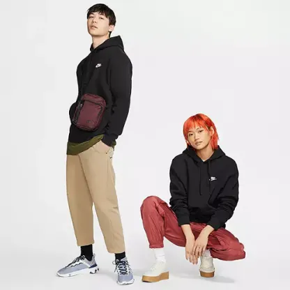 Nike Men's Black Sportswear Club Fleece Hoodie