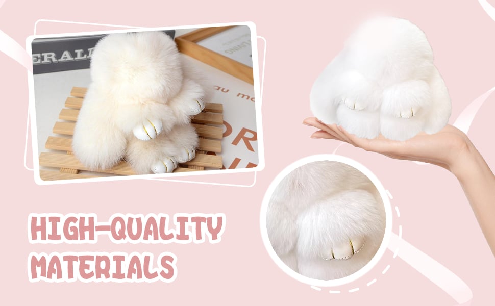 💕🐰The Perfect Gift for Girls- Handmade Soft Bunny Charms (🎁 Boxed Edition)