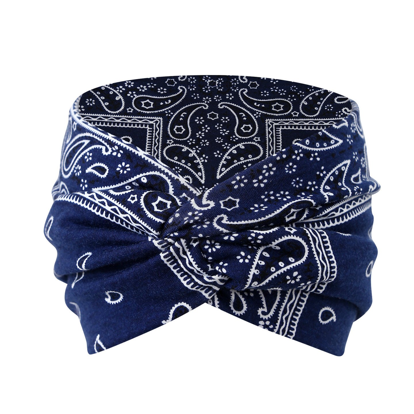 Bohemian style paisley sports headband