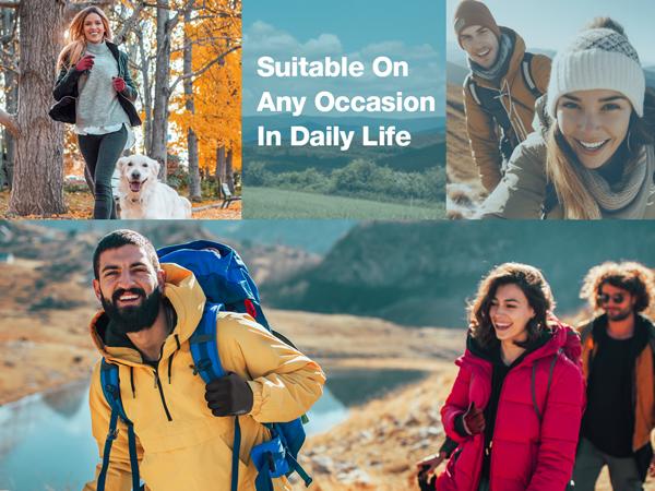 ✨ Winter Gloves Women Men Ski Gloves Liners Thermal Warm Touch Screen