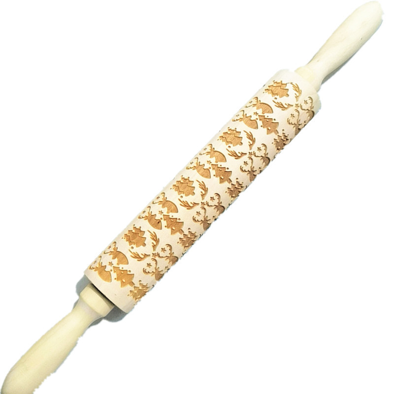 🍪CREATIVE EMBOSSING ROLLING PIN