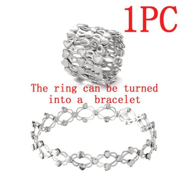 ⏰Magic 2 in 1 Foldable Ring Bracelet