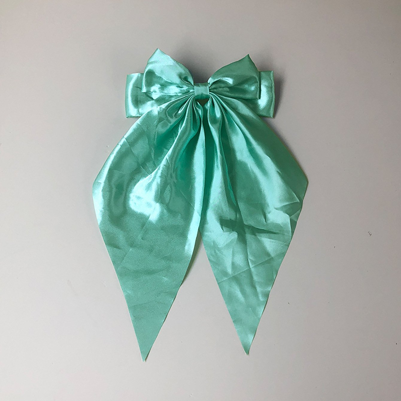 🔥Large Bow Hair Clip for Women – Wedding & Everyday Ponytail Accessory with Long Tail