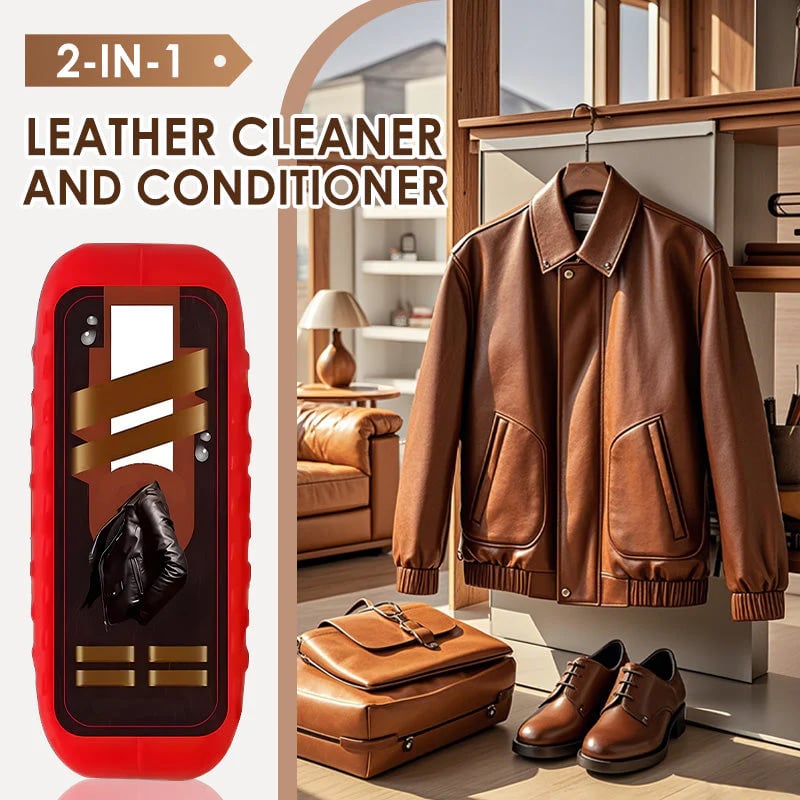 ✨2-in-1 Leather Cleaner and Conditioner👜👞