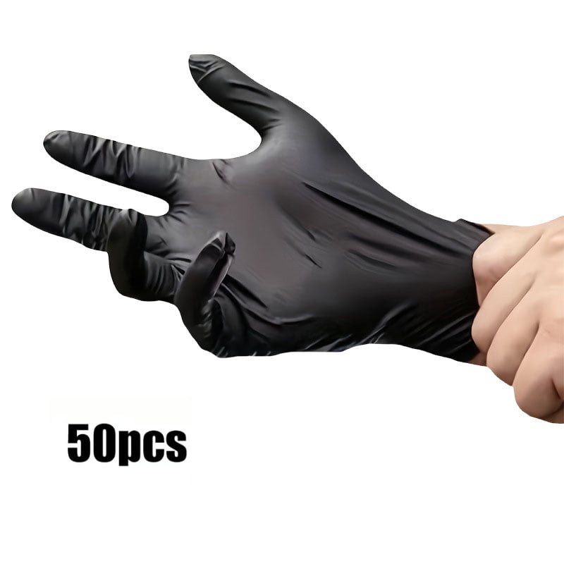 🔥 Heavy Duty Nitrile Gloves,6mil-50 Count