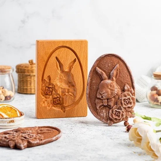 🎁WOOD PATTERNED COOKIE CUTTER - EMBOSSING MOLD FOR COOKIES