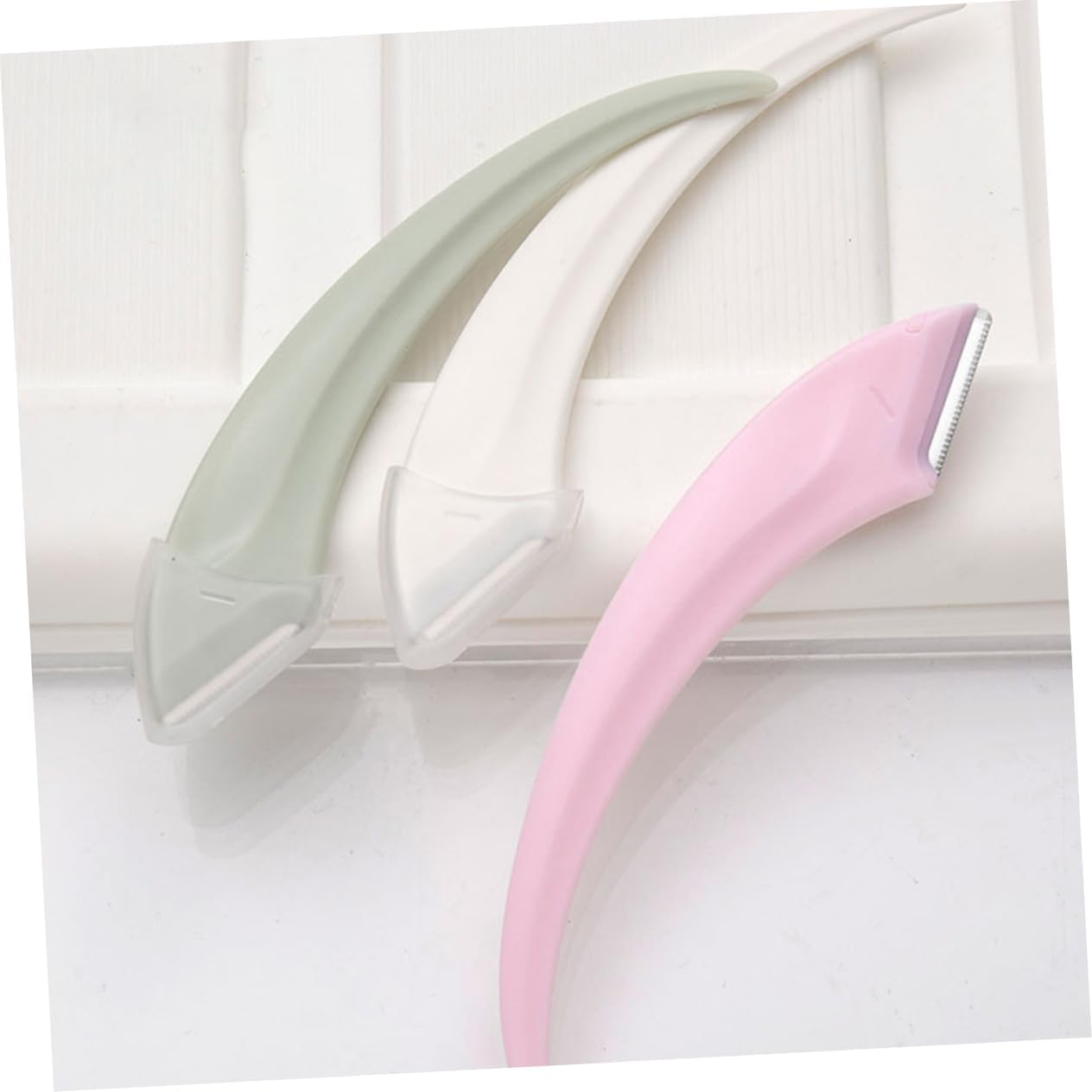 ⚡Beginner's Safety Eyebrow Razor - Stainless Steel Crescent Blade with Micro-Guard