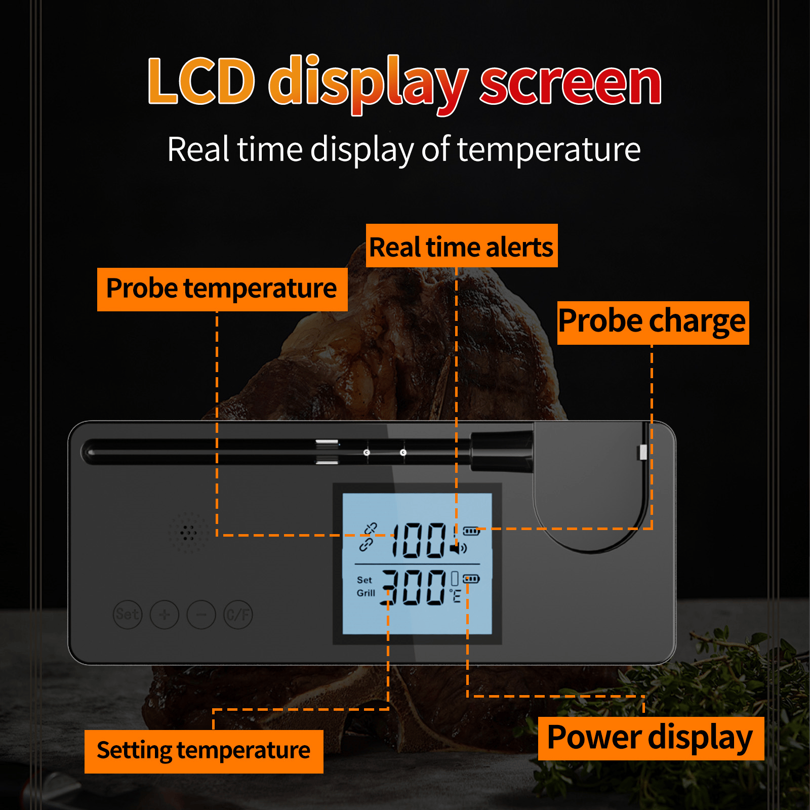 🔥Wireless Meat Thermometer 
