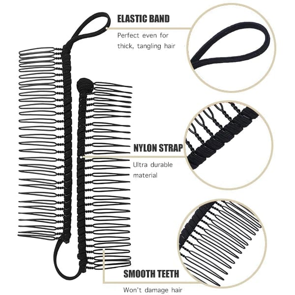 🔥Vintage Stretchy Banana Hair Clip