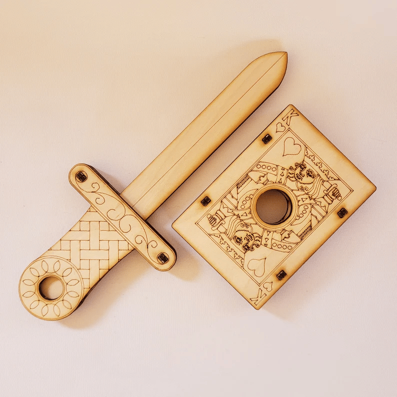 Handcrafted Wooden - DIY Magic Set