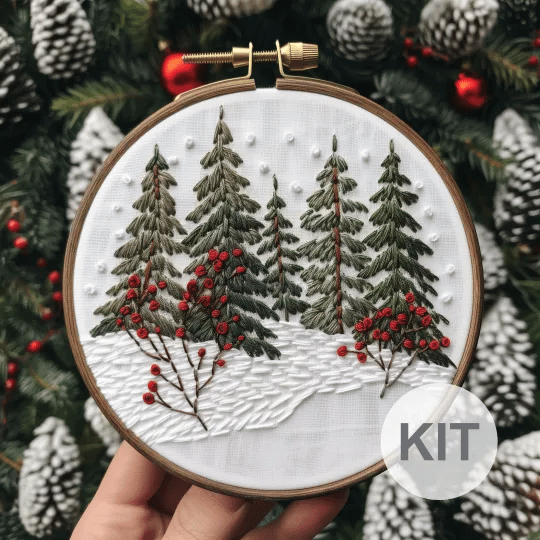 🔥DIY Christmas Embroidery KIT🎉