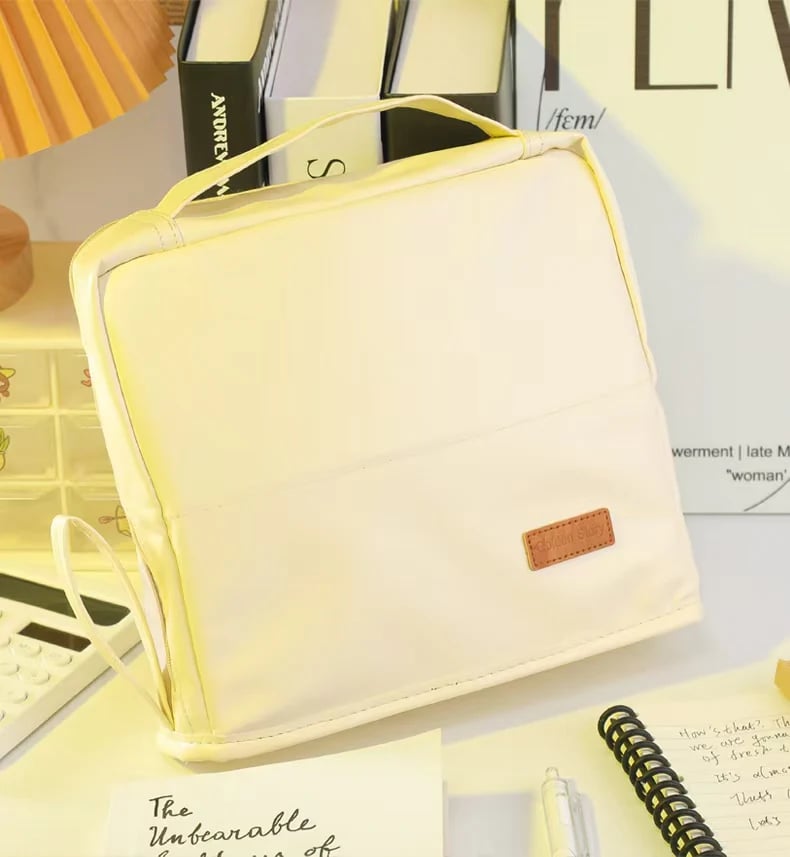 Standing Makeup Bag – Portable, Large Capacity