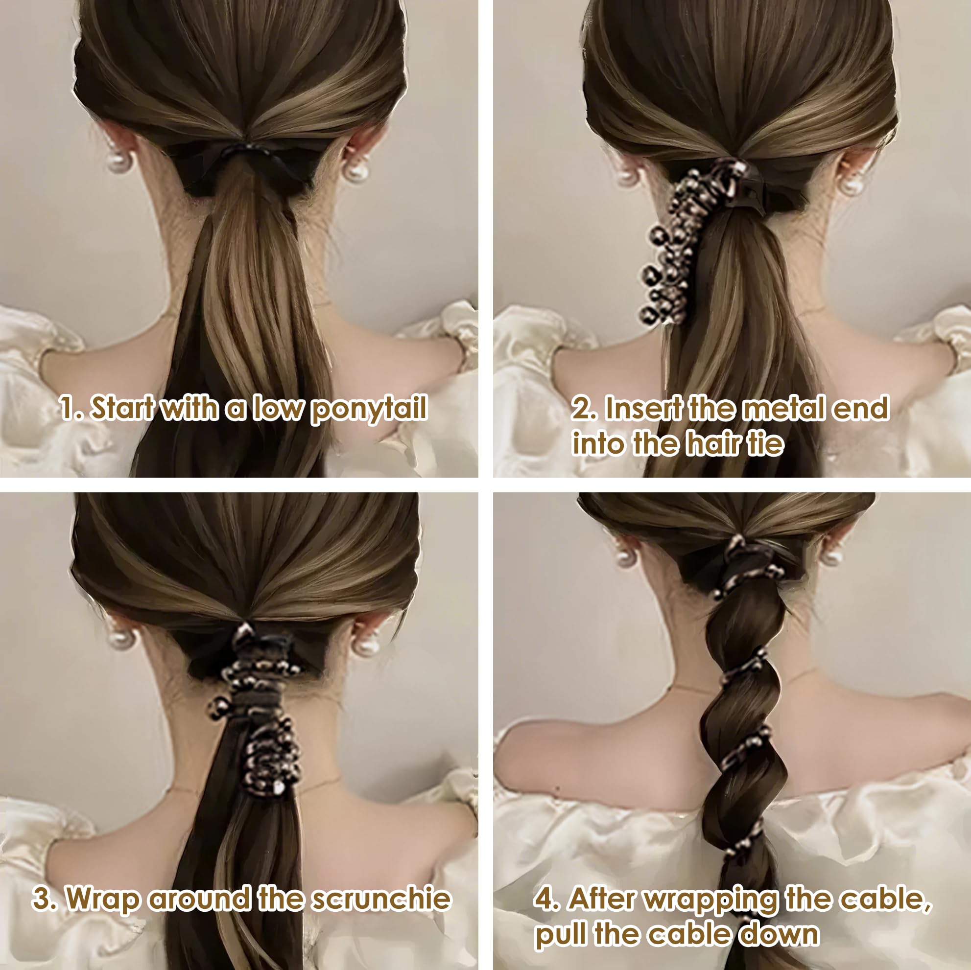 🏆Flash Sale⚡ 50K+ SOLD! 🎉🎁No Damage Soft Elastic Spiral Hair Ties,Best gifts