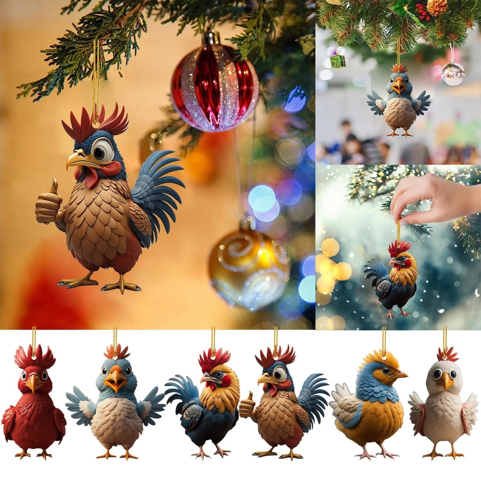 Chicken Decorative Ornament