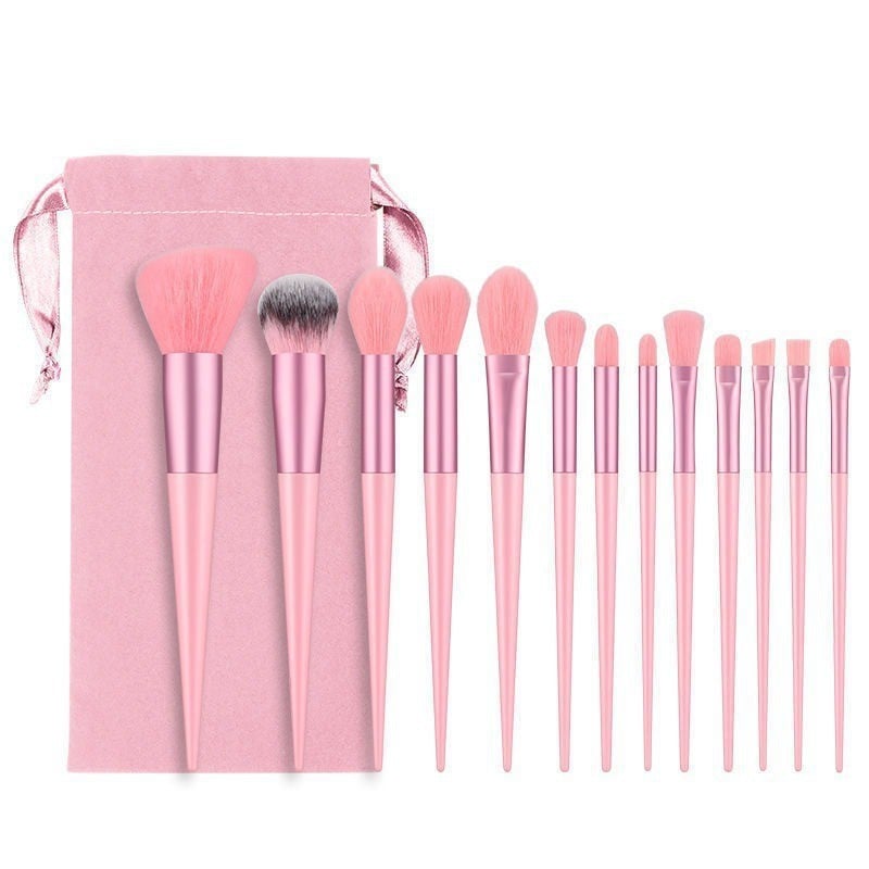 🔥13-Pc Professional Makeup Brush Kit – Soft Synthetic Hair for Face & Eyes – Travel-Friendly