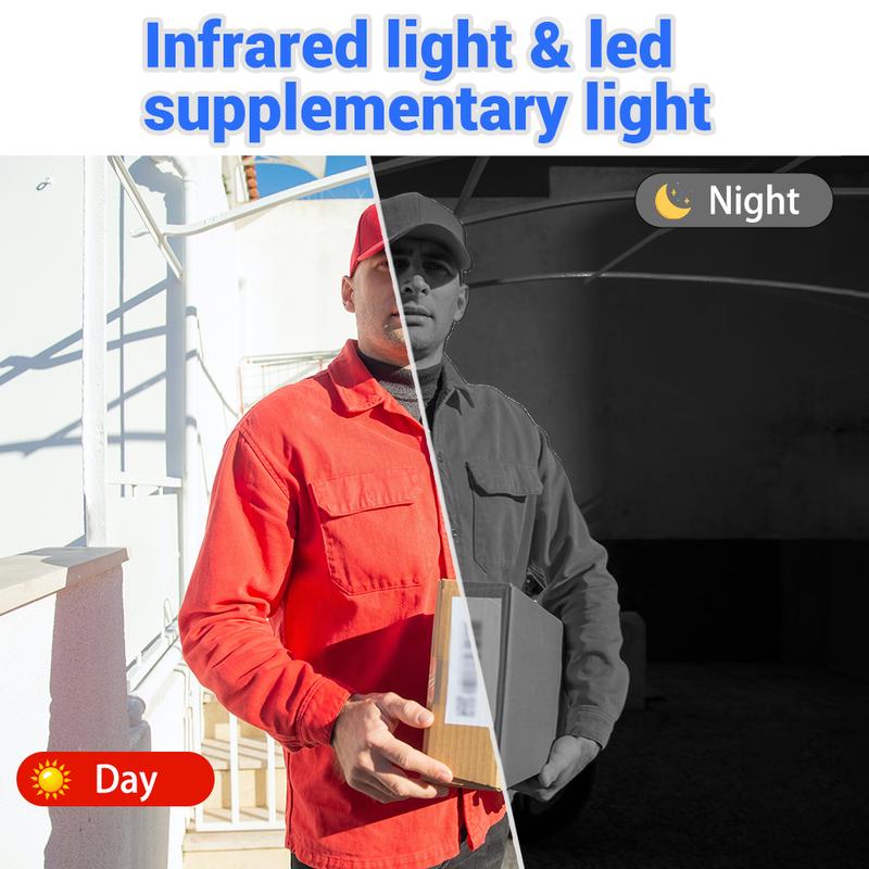 X8 A Wireless Doorbell Camera, Rechargeable Smart Visual Doorbell, Modern Home Security Doorbell with Night Vision, Safety Intercom for Privacy, Alarm, Sensor，waterproof