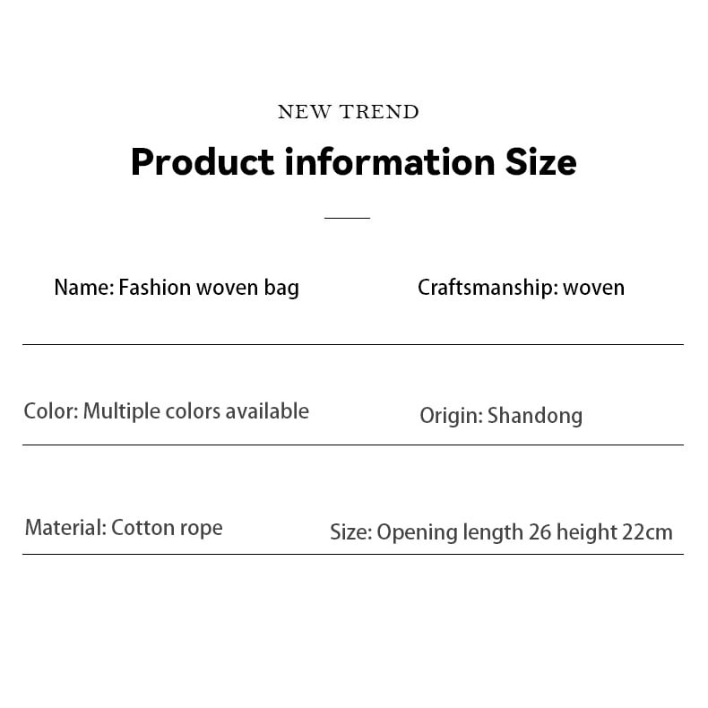 💥Minimalist Tassel Women's Clutch – Retro Cotton Rope Woven Bag, Summer Vacation Boho Beach Purse