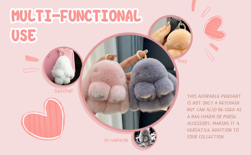 💕🐰The Perfect Gift for Girls- Handmade Soft Bunny Charms (🎁 Boxed Edition)