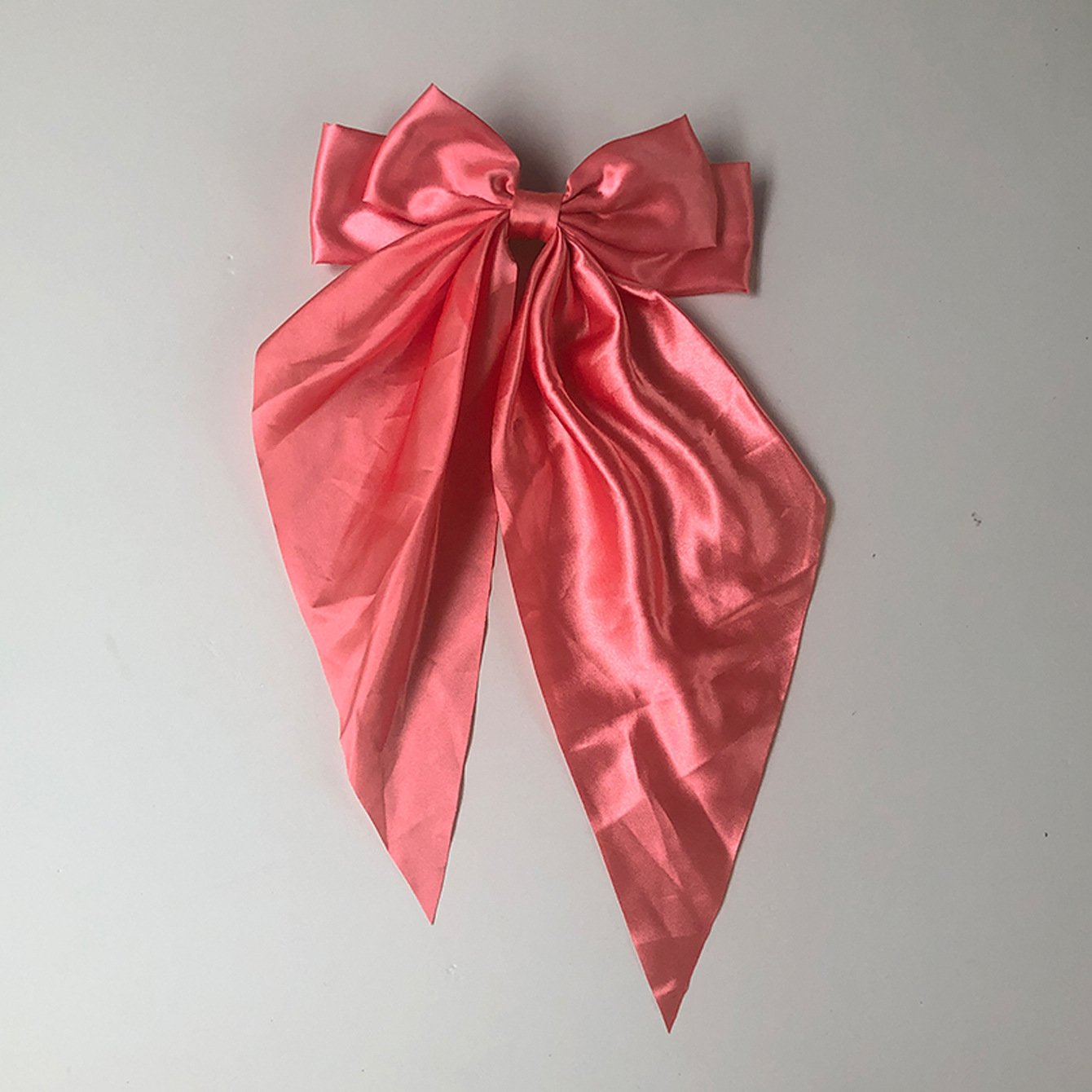 🔥Large Bow Hair Clip for Women – Wedding & Everyday Ponytail Accessory with Long Tail