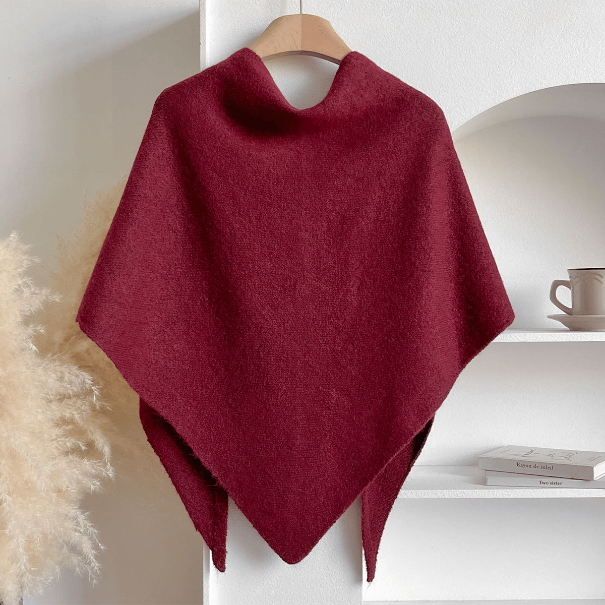 🍂Women's Solid-Color Cashmere Scarf🍁 Casual Soft Comfortable Shawl for Daily Wear
