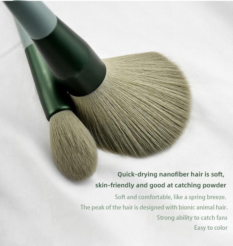 🔥13-Pc Professional Makeup Brush Kit – Soft Synthetic Hair for Face & Eyes – Travel-Friendly