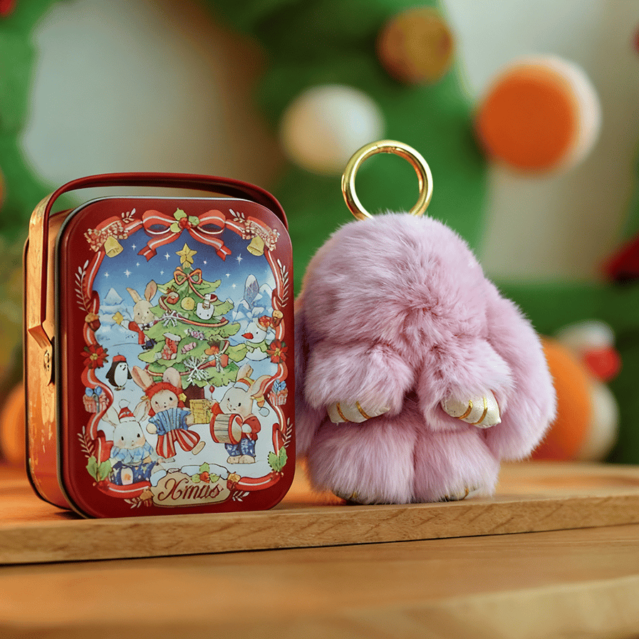 🐰 Handmade Soft Bunny PomPom Charms