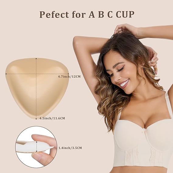 Double-Sided Sticky Bra Pads Inserts