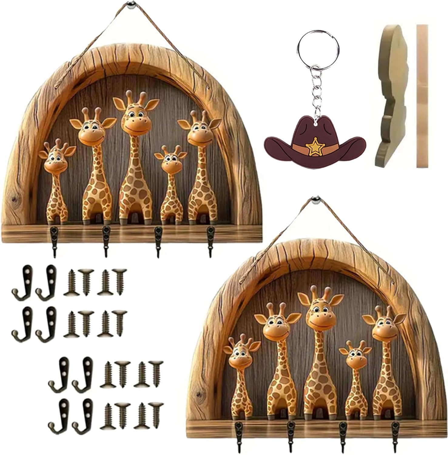 Rustic Style Wooden Decorations