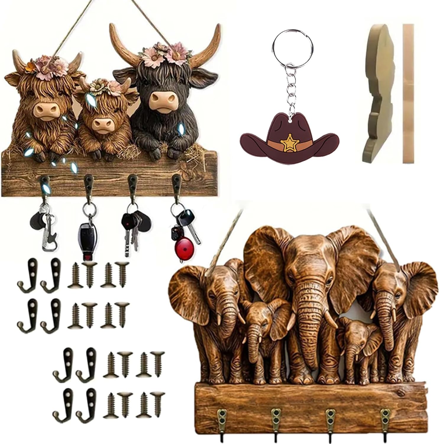 Rustic Style Wooden Decorations