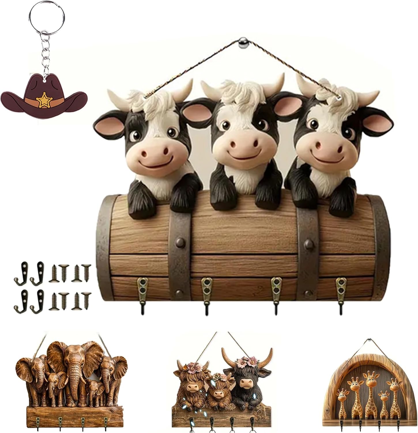 Rustic Style Wooden Decorations