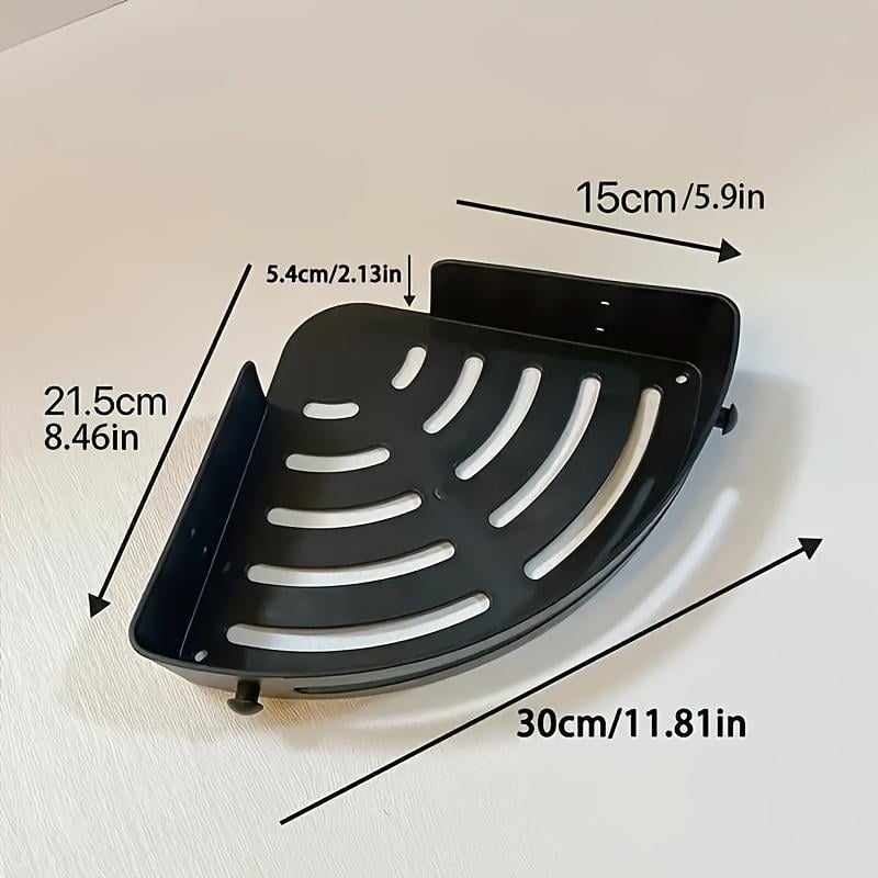 Triangle Shower Caddy Drill Free Wall MountShower Organizer(3 PCS)