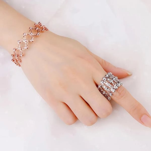 ⏰Magic 2 in 1 Foldable Ring Bracelet