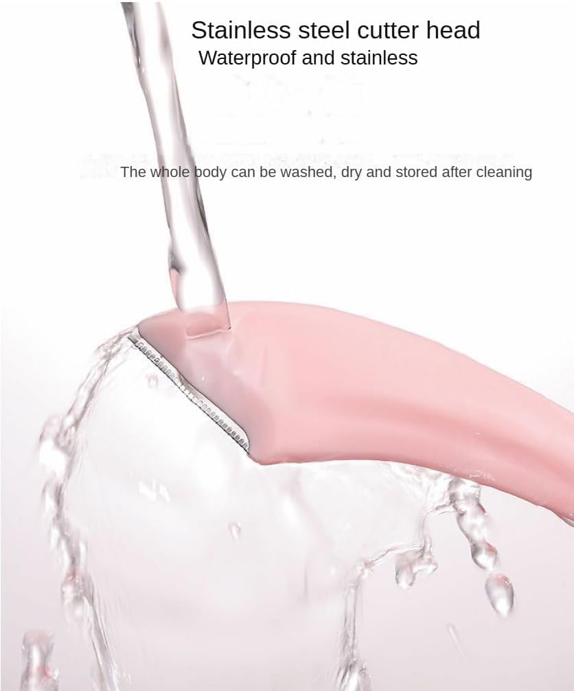 ⚡Beginner's Safety Eyebrow Razor - Stainless Steel Crescent Blade with Micro-Guard