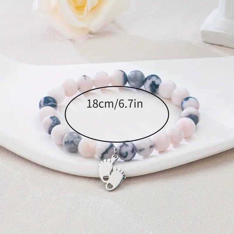 Pendant Bracelet For New Moms👣