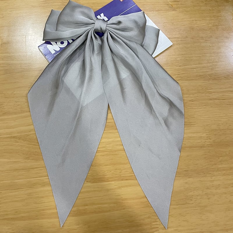 🔥Large Bow Hair Clip for Women – Wedding & Everyday Ponytail Accessory with Long Tail