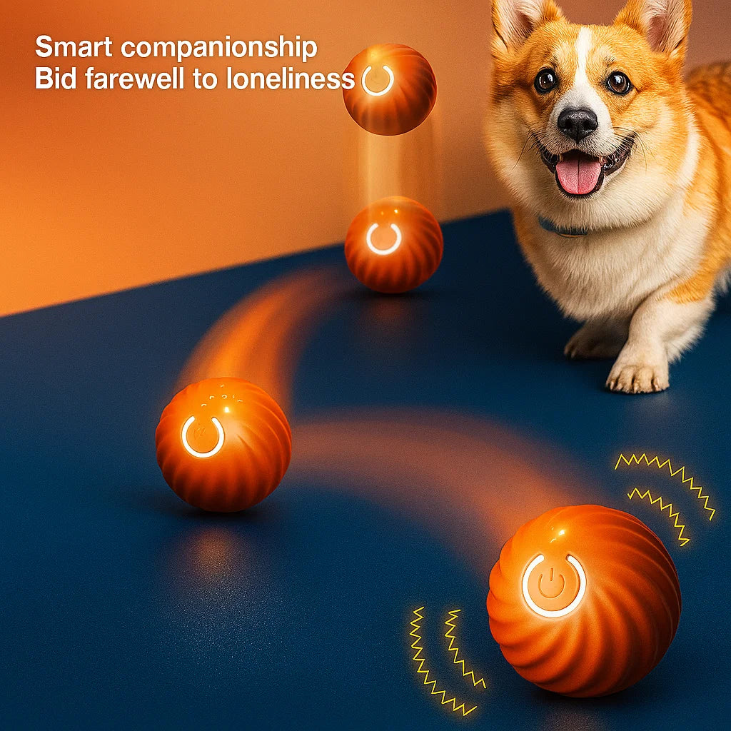 Pet Bounce Ball for Cats & Dogs