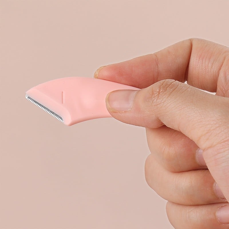 ⚡Beginner's Safety Eyebrow Razor - Stainless Steel Crescent Blade with Micro-Guard