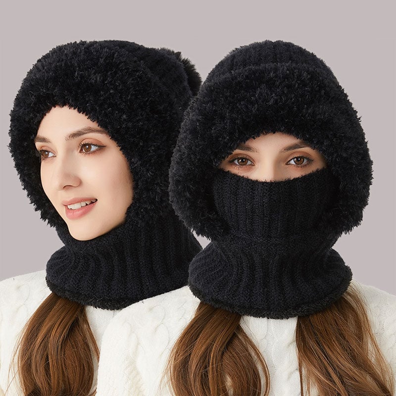 ❄️ 3-in-1 Thick Plush Winter Hat🧣