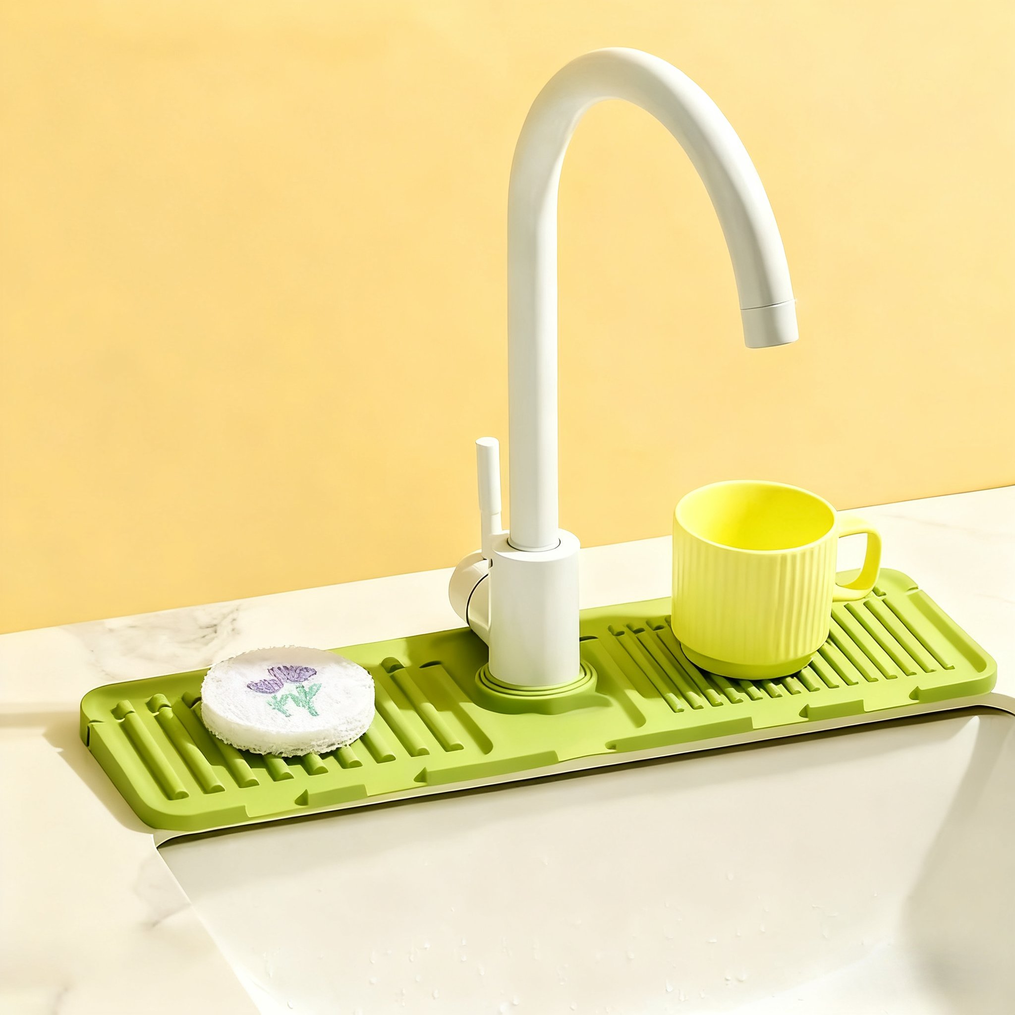 🧼Faucet Splash Guard & Drainage Mat