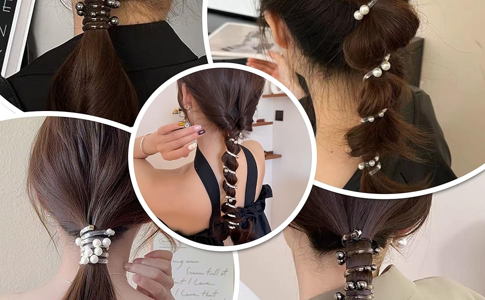 hair ties spiral