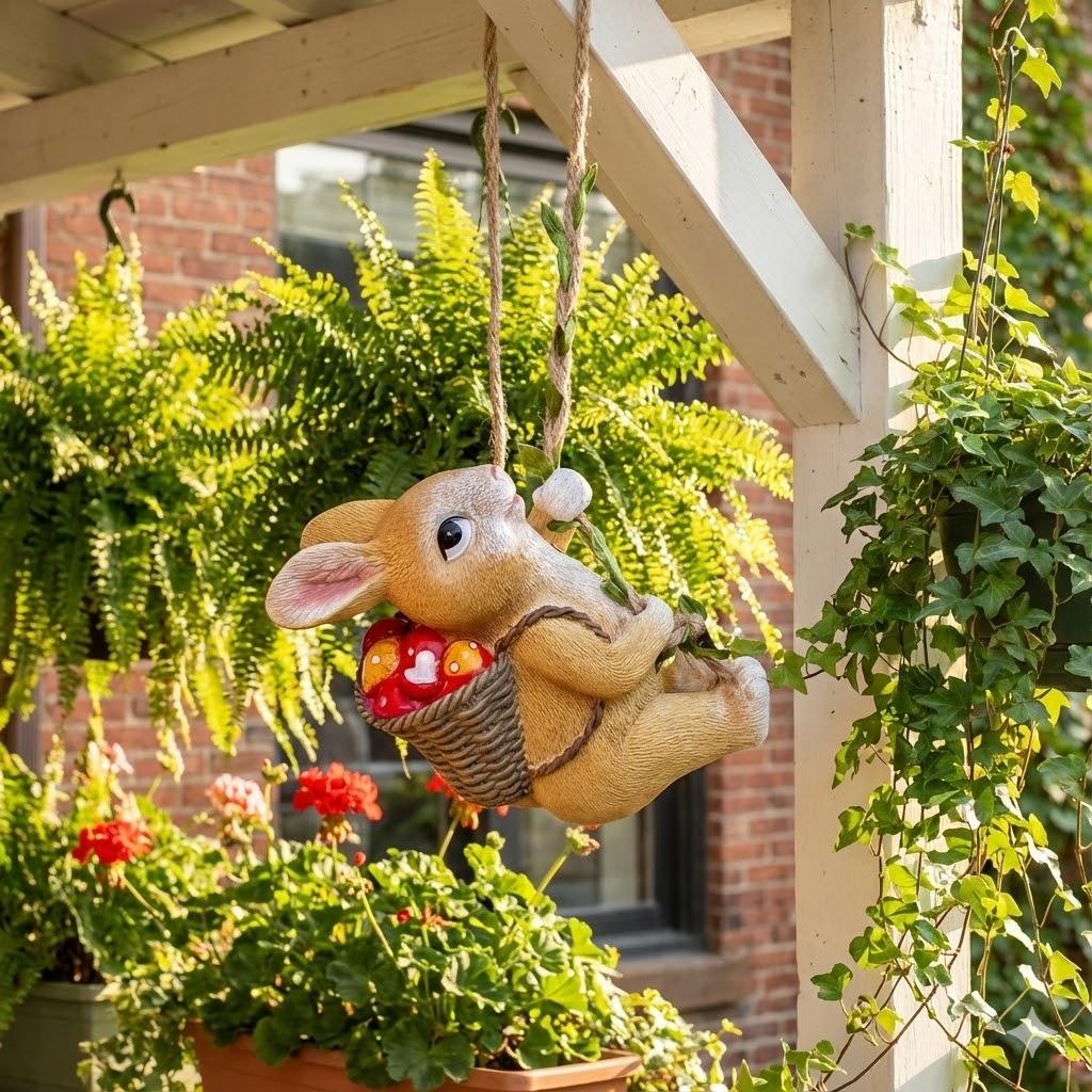 Climbing Rabbit Ornament
