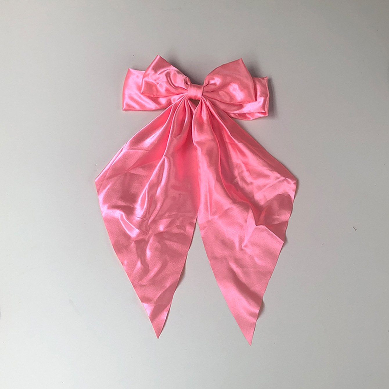 🔥Large Bow Hair Clip for Women – Wedding & Everyday Ponytail Accessory with Long Tail