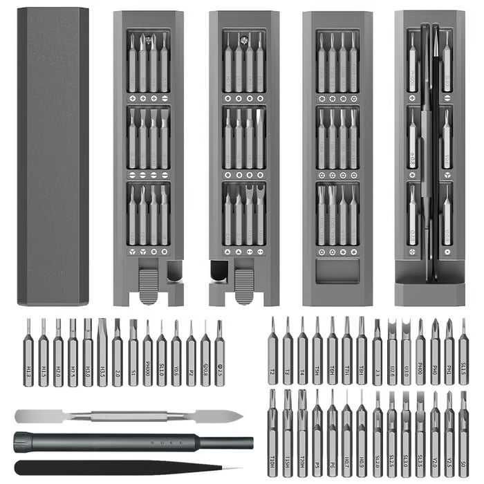 ✨ 44-in-1 Precision Screwdriver Set - For Effortless, High-Precision Repairs!