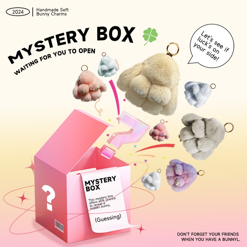 💕🐰The Perfect Gift for Girls- Handmade Soft Bunny Charms (🎁 Boxed Edition)