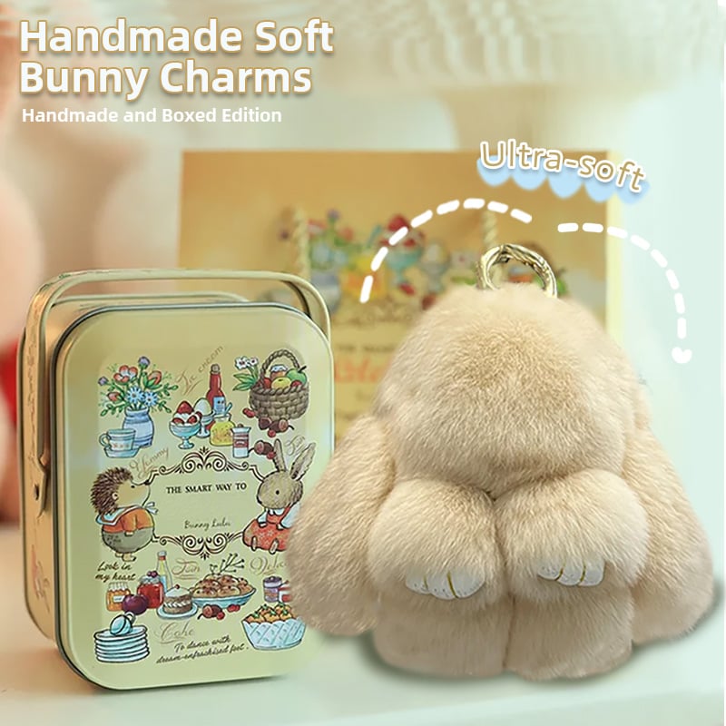 💕🐰The Perfect Gift for Girls- Handmade Soft Bunny Charms (🎁 Boxed Edition)