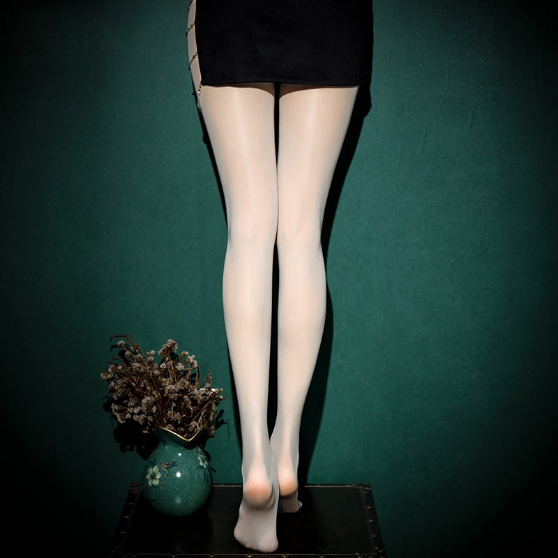 🔥Pearlescent Silk Stockings Sexy Nylon Pantyhose