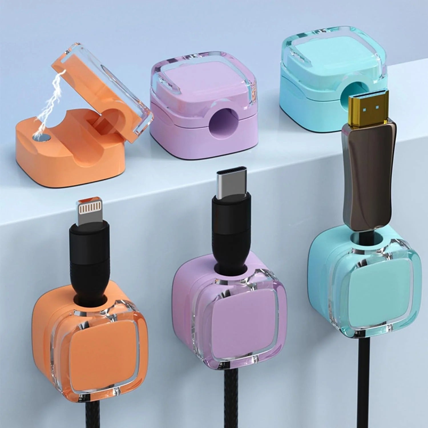 Magnetic Cable Organizer Clips