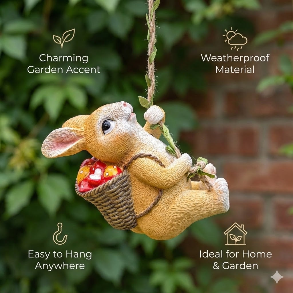 Climbing Rabbit Ornament
